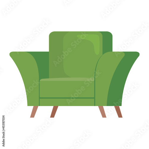 green sofa comfortable