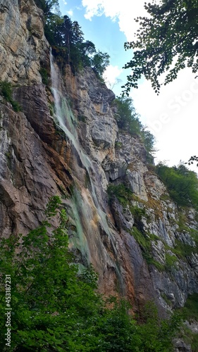 Waterfall Skakavac on the mountain Ozren near Sarajevo, Bosnia and Herzegovina