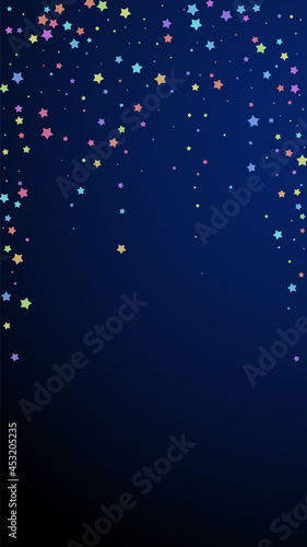 Festive imaginative confetti. Celebration stars. C