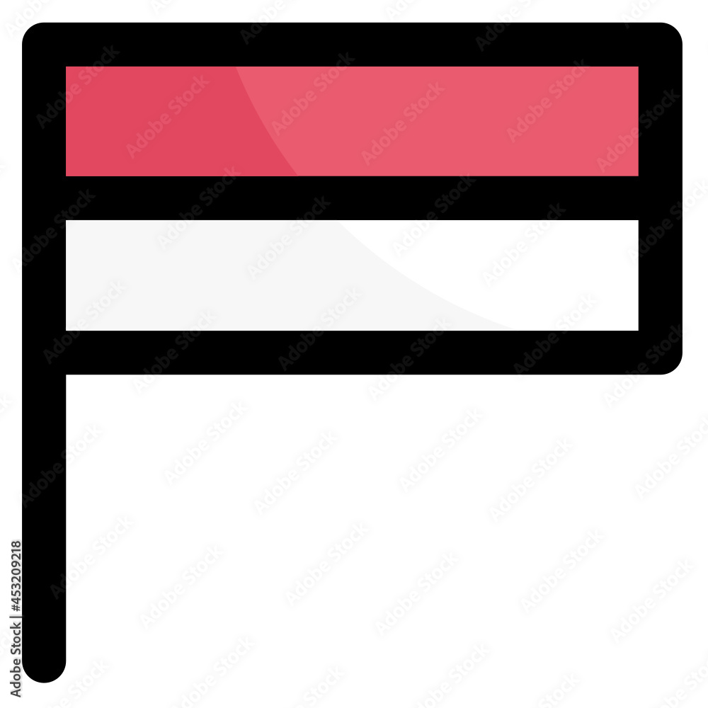 indonesian Flag icon