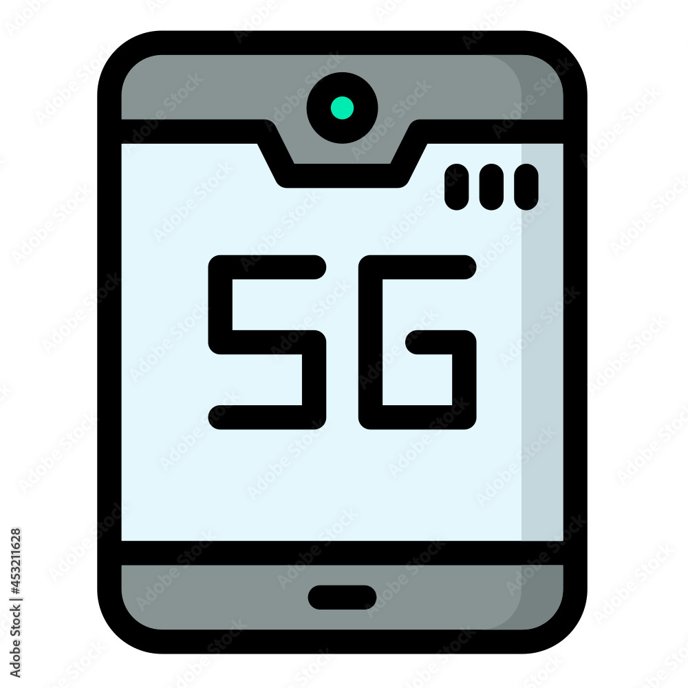 5g connection smartphone icon 5g connection smartphone icon