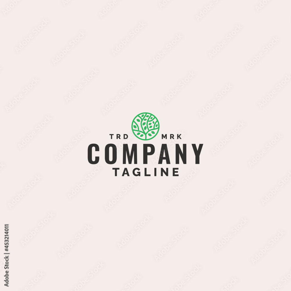 Tree vector icon. universal illustration botanical tree design concept. Tree vector icon. universal illustration botanical tree design concept.