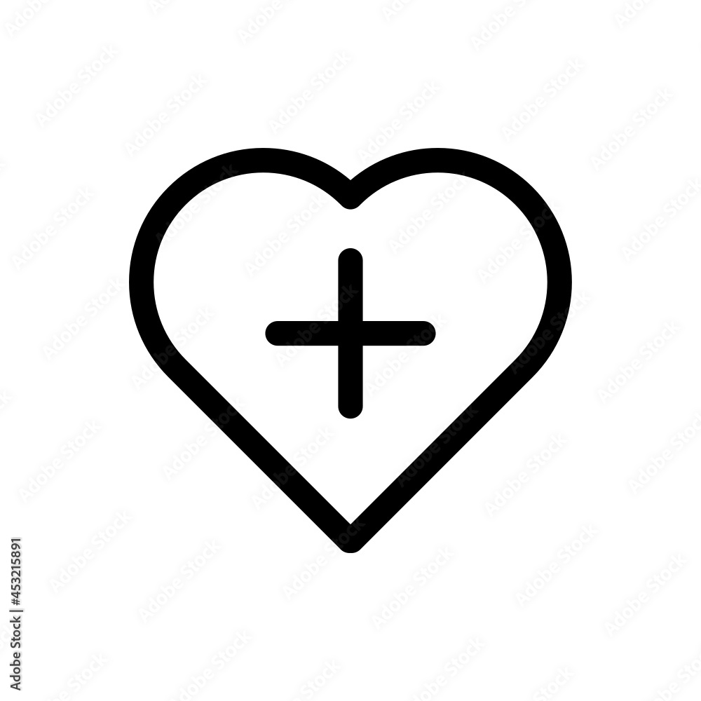 icon health love outline icon health love outline