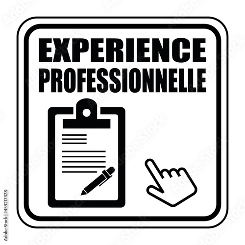 Logo expérience professionnelle.