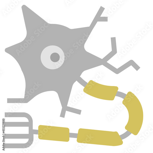 neuron flat icon