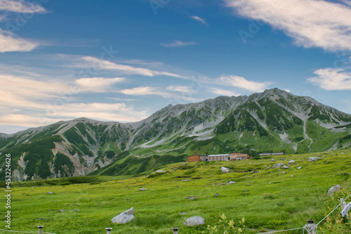 室堂平の立山連峰