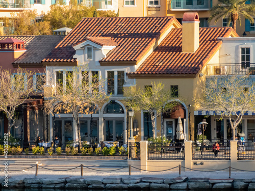 Photography Sunny view of the Lake Las Vegas