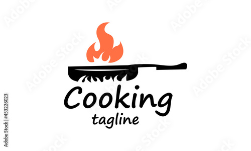Vector cooking, restaurant logo design