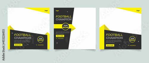 football championship for social media posts	
