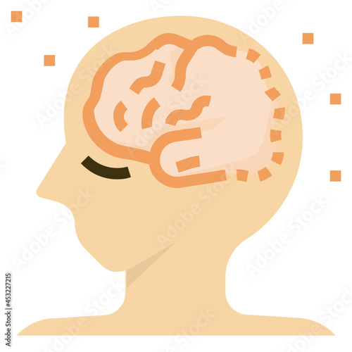 Alzheimer's flat icon