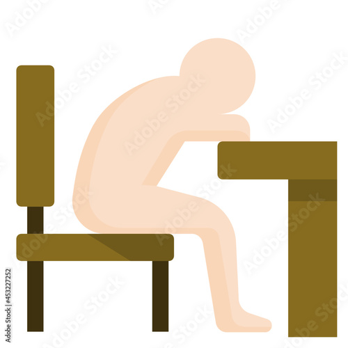 fatigue flat icon
