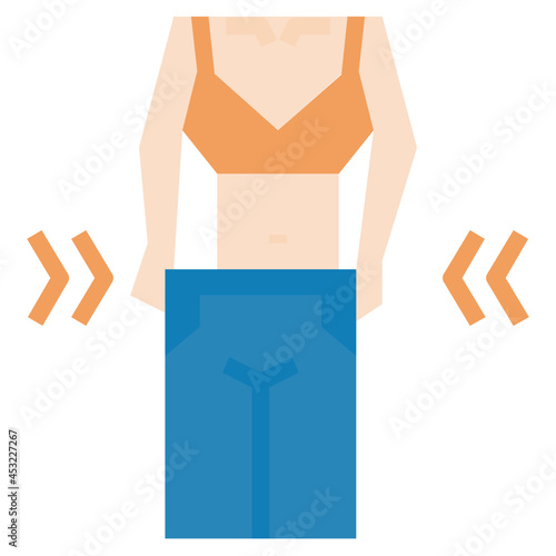 malnutrition flat icon