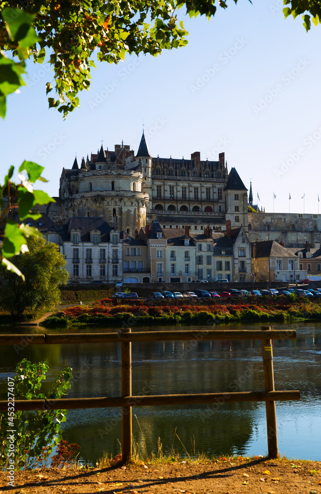Fototapeta premium Royal Chateau in Amboise - castle in Loire valley, France