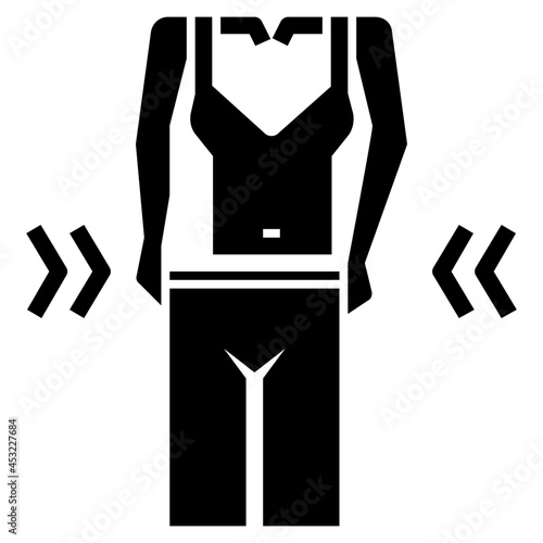 malnutrition glyph icon