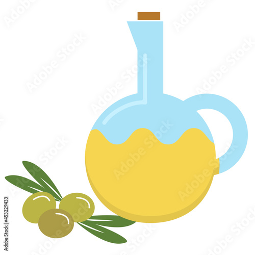 olive oil line icon