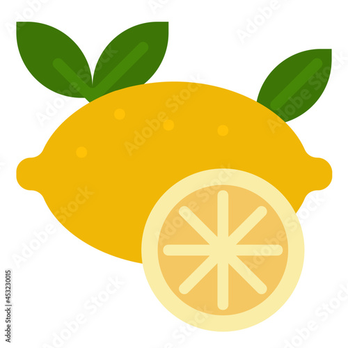 lemon flat icon