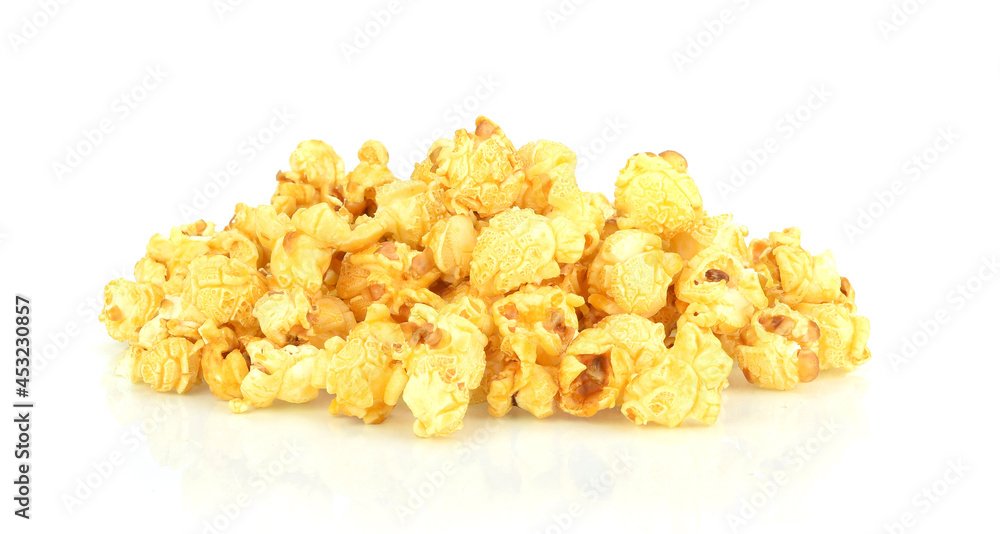 Popcorn  isolated on white background
