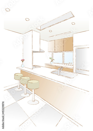 キッチンのベクターイラスト