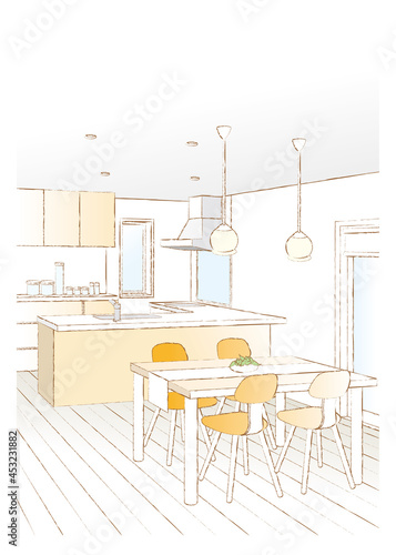 キッチンのベクターイラスト