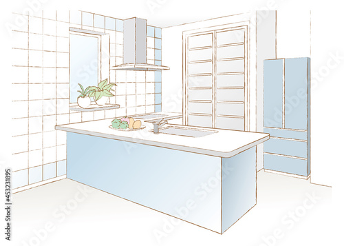 キッチンのベクターイラスト