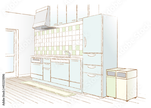 キッチンのベクターイラスト
