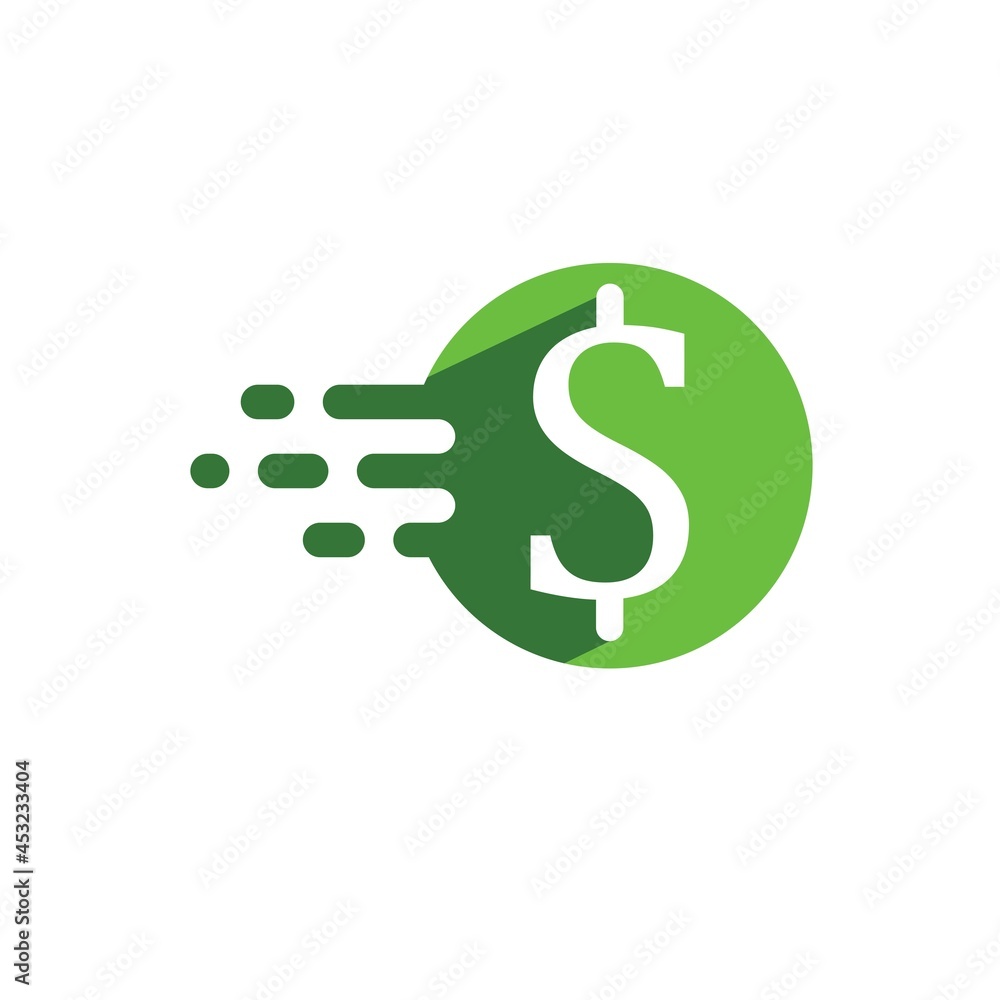 fast money icon vector illustration fast money icon vector illustration