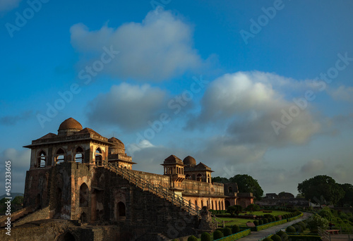 Jahaz Mahal Palace in Royal Complex, Mandu, Madhya Pradesh, India photo