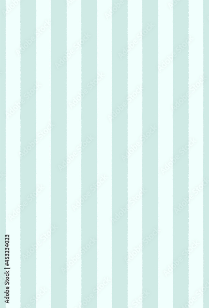 手描きタッチのストライプ背景素材【たて・水色】 手描きタッチのストライプ背景素材【たて・水色】
