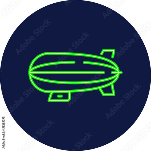 airship neon icon