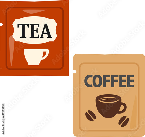 個包装の紅茶とコーヒー