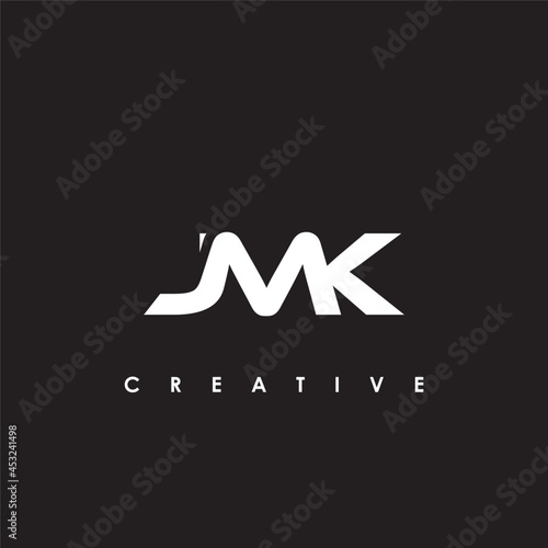 JMK Letter Initial Logo Design Template Vector Illustration