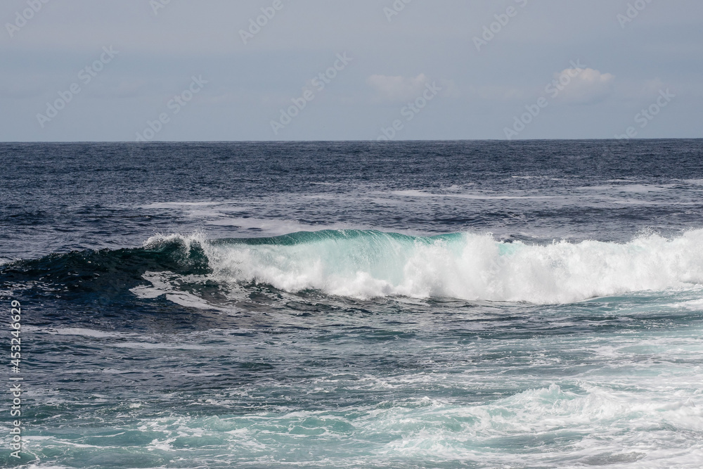 Powerful wave at the coast of Inishmore, Aran Islands, County Galway, Ireland. Irish landscape Powerful wave at the coast of Inishmore, Aran Islands, County Galway, Ireland. Irish landscape