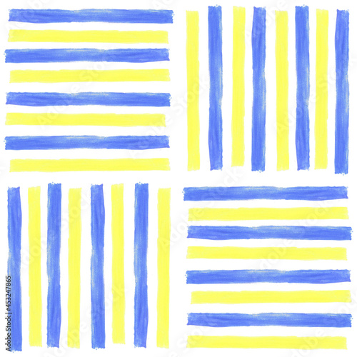 Watercolor stripe background with primary colors