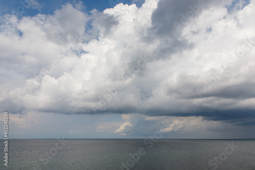 Sky with clouds landscape