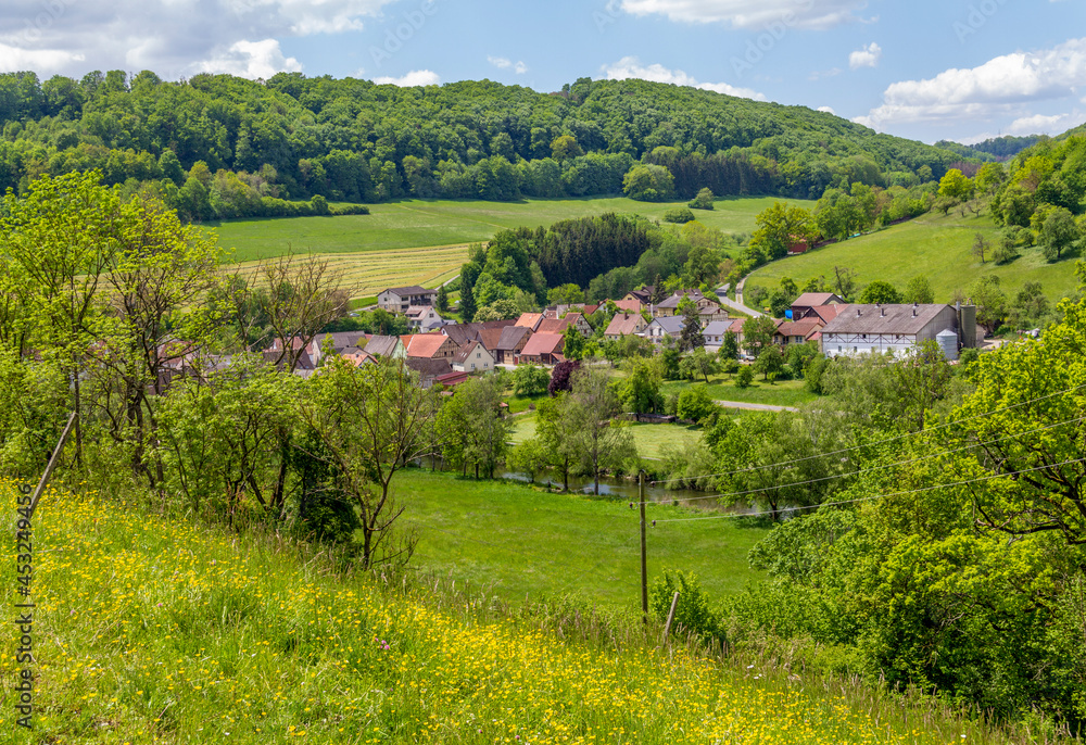 Obraz premium Around Heimhausen in Hohenlohe