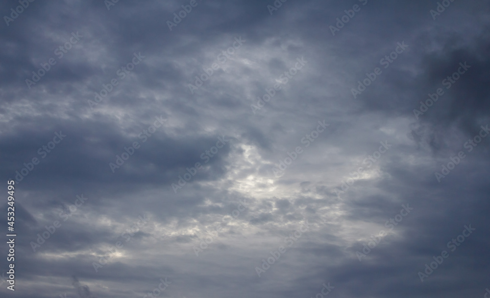 view of clouds sky with beautiful dark cloud before a thunderstorm. view of clouds sky with beautiful dark cloud before a thunderstorm.