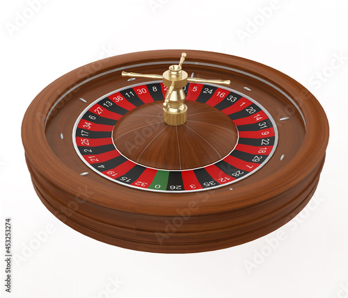 Casino Roulette Wheel Isolated