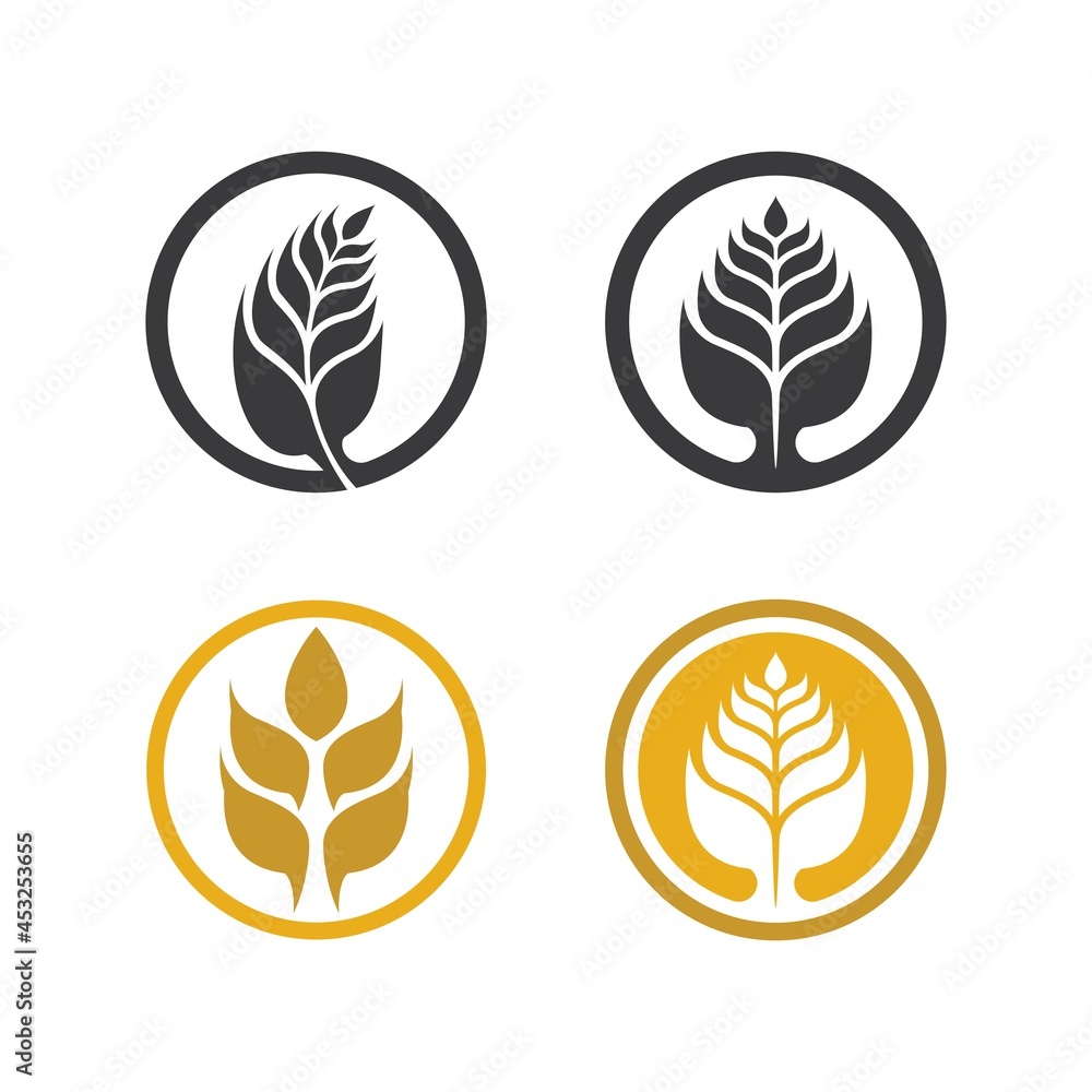 Wheat logo images