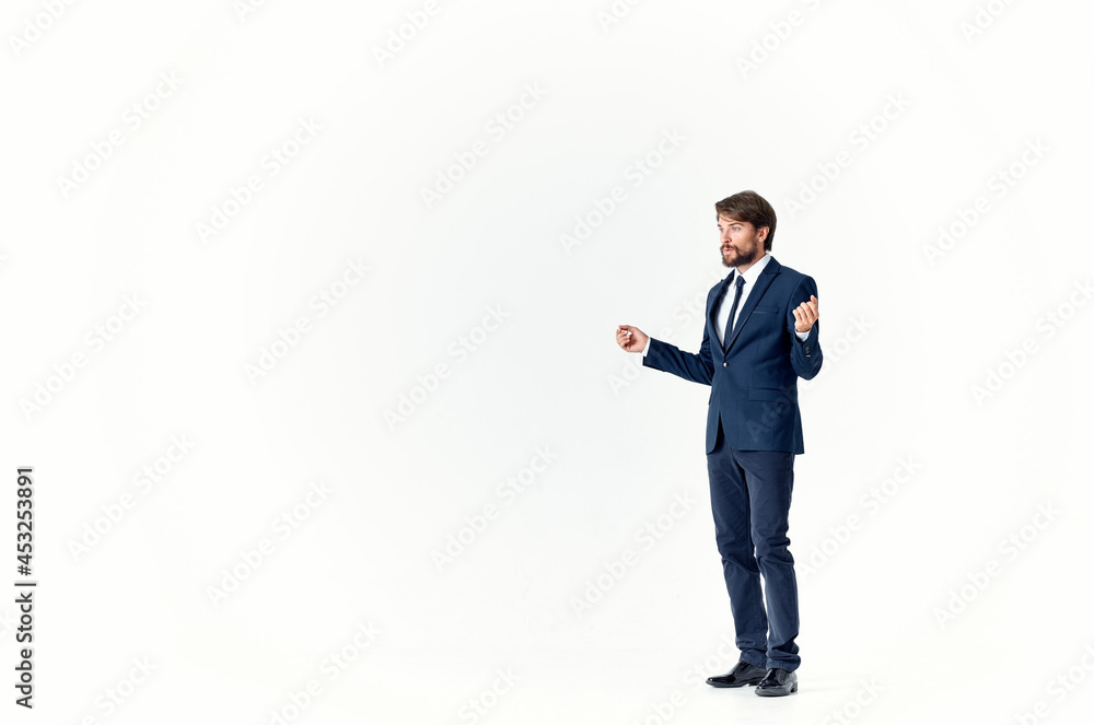 bearded business man emotions successful happy boss bearded business man emotions successful happy boss
