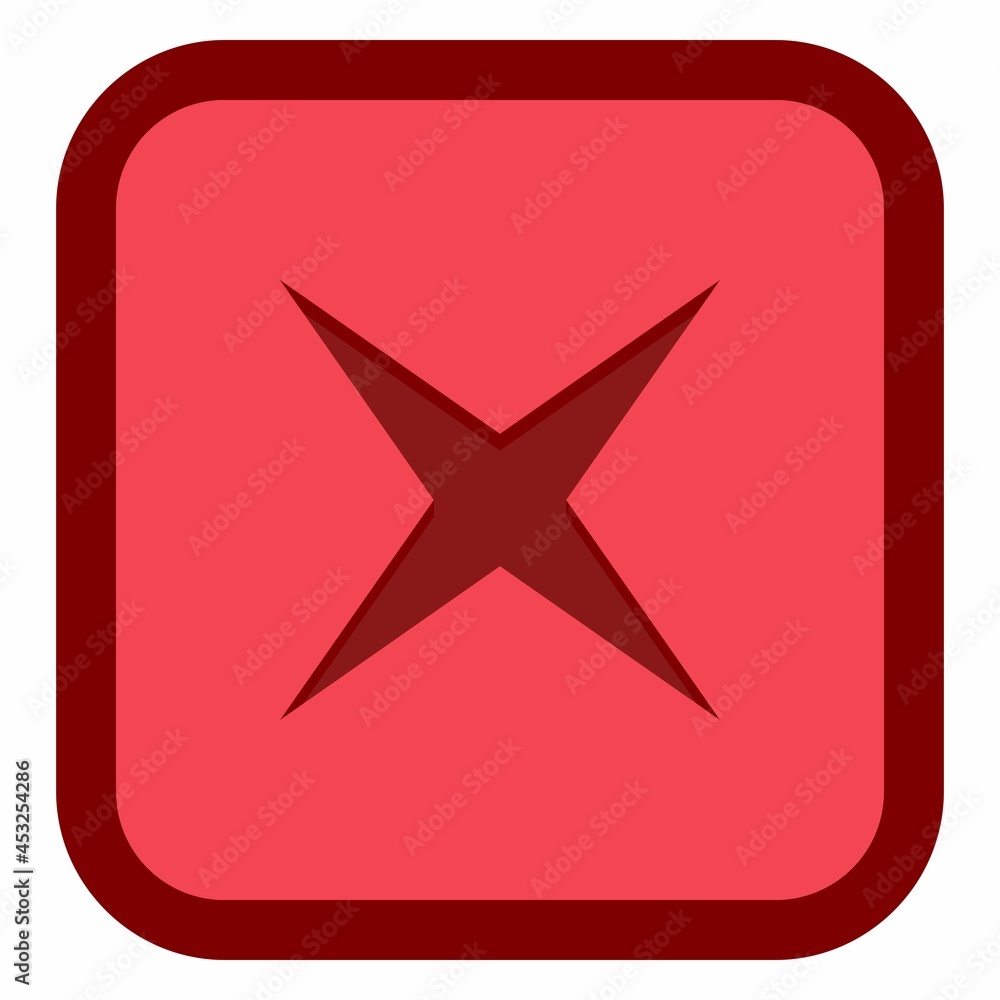 Wrong marks, Cross marks, Rejected, Disapproved, No, False, Not Ok, Wrong Choices, Task Completion, Voting. - vector mark symbols in red. Isolated icon. Wrong marks, Cross marks, Rejected, Disapproved, No, False, Not Ok, Wrong Choices, Task Completion, Voting. - vector mark symbols in red. Isolated icon.