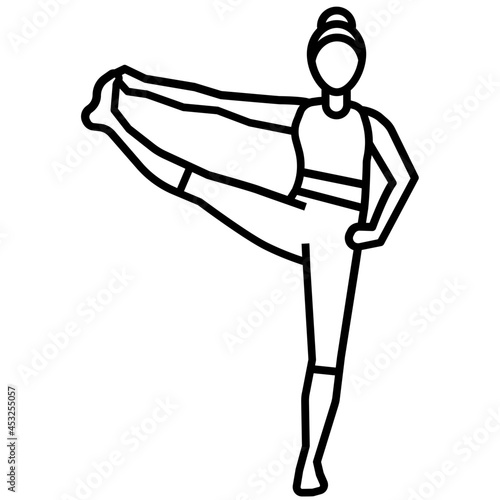 yoga pose icon