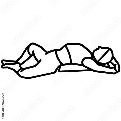 yoga pose icon