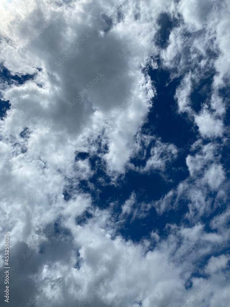 Obraz premium blue sky with clouds