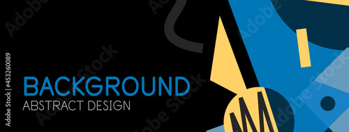 Abstract background with blocks, lines, geometric shapes. Techno or business concept for wallpaper, banner, background, landing page