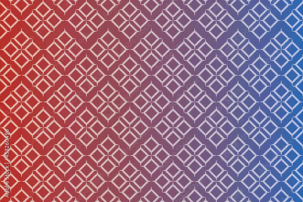 Thai style fabric pattern background
