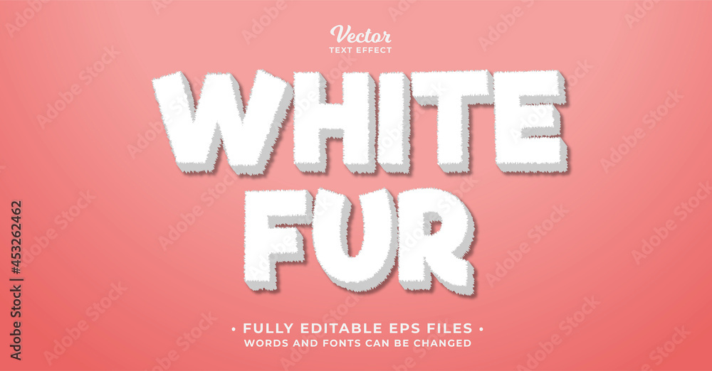 cat fur text effect editable eps cc. words and fonts can be changed cat fur text effect editable eps cc. words and fonts can be changed