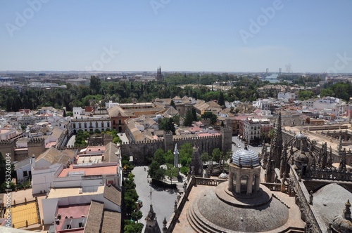 View of the city of Sevilla, Spain