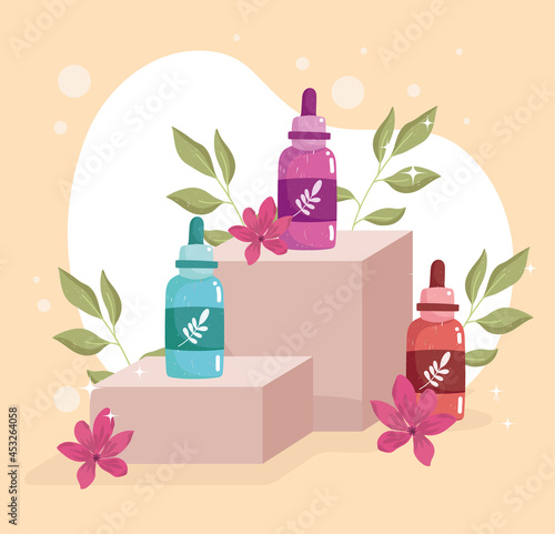 organic ampoule serum floral