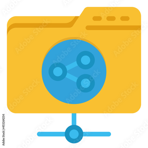 share flat icon