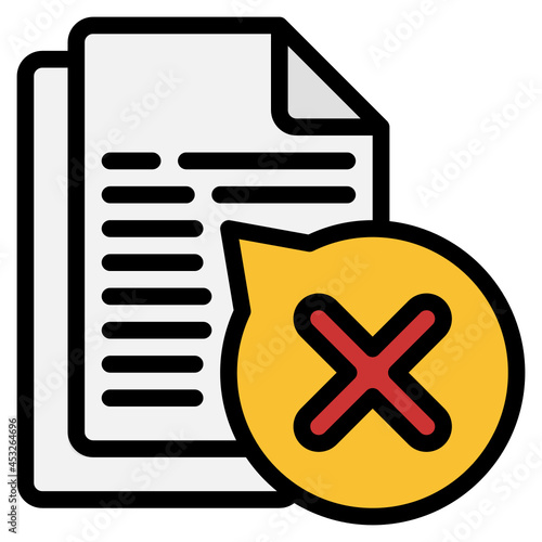 error line icon